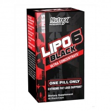 Жиросжигатель NUTREX Lipo 6 Black Ultra Concentrate V2 60 капсул