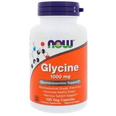  NOW Foods Glycine  1000  100 