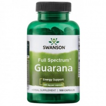 Энергетик Swanson Full Spec Guarana 500 мг 100 капсул