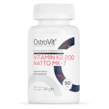 Витамины OstroVit Vitamin K2 200 NATTO MK-7 90 таблеток