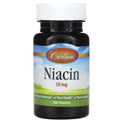  Carlson Labs Niacin 50  100 