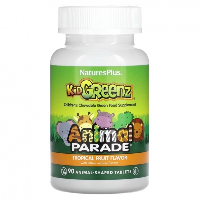  Natures Plus Source of Life Animal Parade KidGreenz 90 